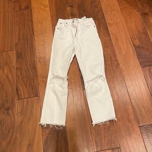 Abercrombie WHITE jeans 00short